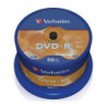 DVD-R VERBATIM 4,7 GB 120min. 16x TARRINA 50unds.