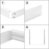 KIT SUPERFICIE PANELES Ø600x600x50mm BLANCO ALUMINIO