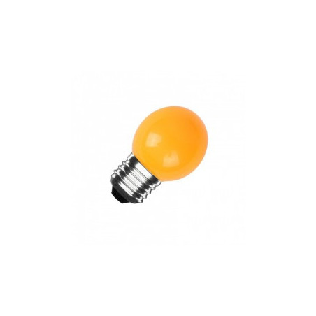 BOMBILLA LED ESFÉRICA E27 G45 3W COLOR NARANJA