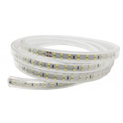 TIRA LED B. FRIO METREADO *SIN RECTIFICADOR*(CONEXION 2 PINES)-180 220V AC 180 LED/m 1 metro IP65.